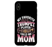 My Favorite Trumpet Player Calls Me Mom Band Music Case for iPhone XS Max