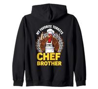 My Favorite Turkeys Call Me Chef Brother Zip Hoodie