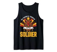 My Favorite Turkeys Call Me Soldier Tank Top