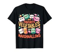 My Favorite Vegetables Are Marshmallows | Marshmallow Lover T-Shirt
