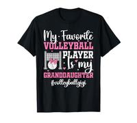 My Favorite Volleyball Player Is My Granddaughter Volleyball T-Shirt