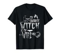My Favorite Witch Is My Wife Halloween Witch T-Shirt