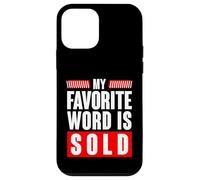 My Favorite Word Is Sold Funny Real Estate Agent Case for iPhone 12 mini