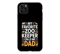My Favorite Zoo Keeper Calls Me Dad Funny Fathers Day Case for iPhone 11 Pro Max