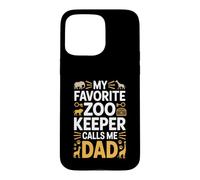 My Favorite Zoo Keeper Calls Me Dad Funny Fathers Day Case for iPhone 15 Pro Max