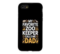 My Favorite Zoo Keeper Calls Me Dad Funny Fathers Day Case for iPhone SE (2020) / 7/8