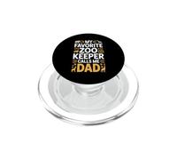My Favorite Zoo Keeper Calls Me Dad Funny Fathers Day PopSockets PopGrip for MagSafe
