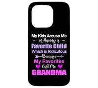 My Favorites Call Me Grandma Funny Grandma Birthday Case for iPhone 15 Pro