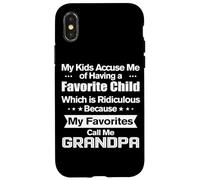 My Favorites Call Me Grandpa Funny Father's day Grandpa Case for iPhone X/XS
