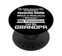 My Favorites Call Me Grandpa Funny Father's day Grandpa PopSockets Adhesive PopGrip