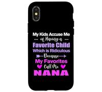 My Favorites Call Me Nana Funny Nana Case for iPhone X/XS