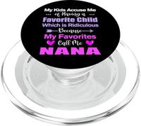 My Favorites Call Me Nana Funny Nana PopSockets PopGrip for MagSafe