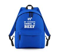 My Favourite Animal is Beef Backpack Rucksack 18L Bag - 42 x 31 x 21cm