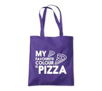 My Favourite colour Is Pizza Tote Shopping Bag 10 Litres Capacity 42 x 38cm