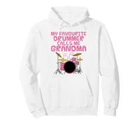 My Favourite Drummer Calls Me Grandma, Drums Musician Pullover Hoodie