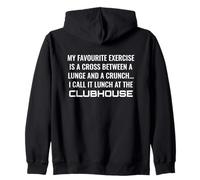 My favourite exercise is a cross between a lunge and Zip Hoodie