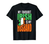 My Favourite Irish is My Husband Ireland Gift for Husband T-Shirt