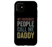 My Favourite People Call Me Daddy - Cool Retro Father's Day Case for iPhone 11