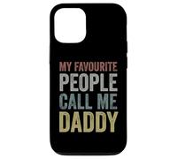 My Favourite People Call Me Daddy - Cool Retro Father's Day Case for iPhone 12/12 Pro