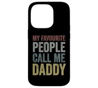 My Favourite People Call Me Daddy - Cool Retro Father's Day Case for iPhone 14 Pro