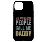 My Favourite People Call Me Daddy - Cool Retro Father's Day Case for iPhone 15 Plus