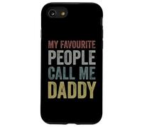 My Favourite People Call Me Daddy - Cool Retro Father's Day Case for iPhone SE (2020) / 7/8