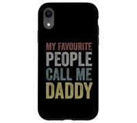 My Favourite People Call Me Daddy - Cool Retro Father's Day Case for iPhone XR
