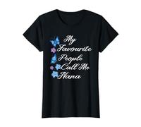 My Favourite People Call Me Nana Cute Butterflies Design T-Shirt