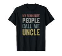 My Favourite People Call Me Uncle - Retro Father's Day T-Shirt