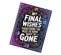 My Final Wishes Planner Book Death Planning Supplies