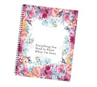 My Final Wishes Planner When I Am Gone Book- Last Wishes Planner When I'm Gone Pla nner My Final Wi shes End Of Life Pla nner For Beneficiary Info, Will Preparation, Funeral Planning