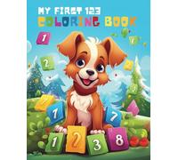 My First 123 Coloring Book: Jumbo Coloring Book For Kids Christmas Gift