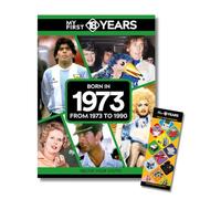 My First 18 Years - Born in 1973 Book & Bookmark Gift Set | Birthday Keepsake | Vintage Year Facts | Special Gift Idea