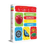 My First 4 In 1 Alphabet Numbers Colours Shapes: Padded Board Books