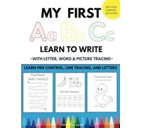 MY FIRST Aa Bb Cc LETTERS TRACING BOOK: Learn PEN CONTROL, LINE TRACING & LETTERS
