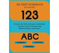 My First ABC and 123 Tracing Workbook