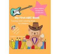 My First ABC Book: Tracing and Coloring Book for children