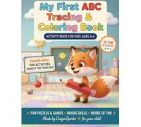 My First ABC Tracing & Coloring Book for Toddlers and Preschoolers: 50 Pages of Alphabet Tracing, Letter Coloring, and Learning Fun | Printable PDF: A cheerful first alphabet workbook