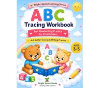 My first ABC Tracing Workbook: Fun Handwriting Practice for Preschoolers Ages 3-5 (Bright Sprout Learning Series)