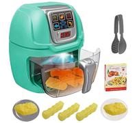 My First Air Fryer - Kids Roleplay Toy with Lights & Sounds - Kitchen Playset with Colour Changing Food