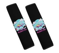 My First Airplane Ride Car Seat Belt Pads Cover Durable Seatbelt Shoulder Strap Car Accessories 2PCS