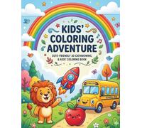 My First Alphabet Coloring Book: A-Z Animals, Transport and Objects: Fun and Educational Letter Tracing and Coloring for Kids Ages 2-5