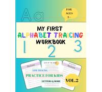 My First Alphabet Traicing Workbook: Practice for Kids : Line Tracing Letters & More (My First Learning Series)