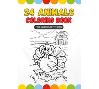 My First Animal Coloring Book: 24 Fun Pages for Kindergarten
