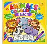 “My First Animal Coloring Book: 30+ Cute & Easy Designs for Kids (Single-Sided Pages, 63 Total Pages)”