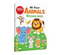"My First Animals Sticker Book: Exploring Wildlife with Stickers, Learning Adventures with 101+ stickers,Early Nature Fun for Kids, Sticker Learning Journey."
