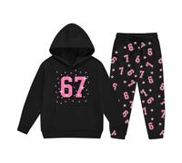 My First Baby Boy Outfit Number 6 7 Pockets Knitted All-White New Cargo Jogger Set Black Pullover Christmas Girls White