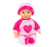 Bayer Design 92802AS My First Baby doll, soft body, with closing eyes, pink, 11 inch