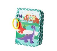 My First Baby Photo Book with Safe Mirror, 2025 New Life Sunny My First Baby Photo Album, Soft Fabric Album