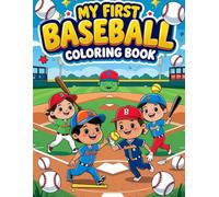 My First Baseball Coloring Book: A Fun and Easy Baseball Coloring Book for Kids by DeeGo Book House | Learn and Color Players, Gear, and Game Day Scenes